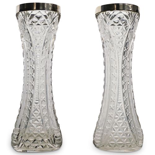 (3 PC) GROUP OF CRYSTAL CUT AND