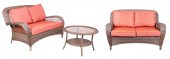 (3) pc Hampton bay wicker and