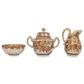 (3 PC) JAPANESE SATSUMA PORCEL