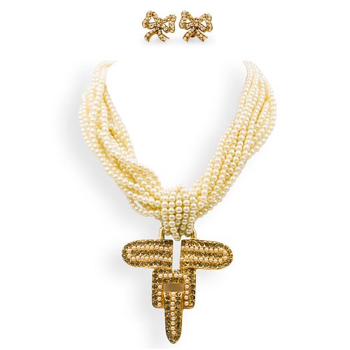 (3 PC) KENNETH JAY LANE EARRINGS