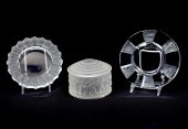 3 PC. LALIQUE CRYSTAL COLLECTI