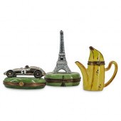 (3 PC) LIMOGES PORCELAIN TRINK