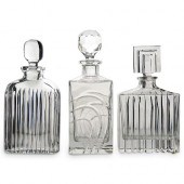(3 PC) LIQUOR GLASS DECANTER S