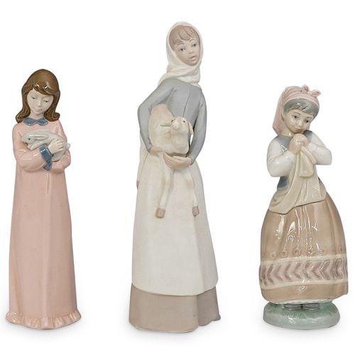 (3 PC) LLADRO & NADAL PORCELAIN