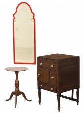 3 PC. LOT OF ANTIQUE FURNISHIN