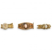 (3 PC) LOT OF ANTIQUE MIXED ME