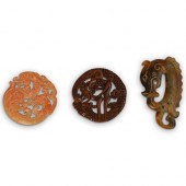 (3 PC) LOT OF CHINESE STONE CA