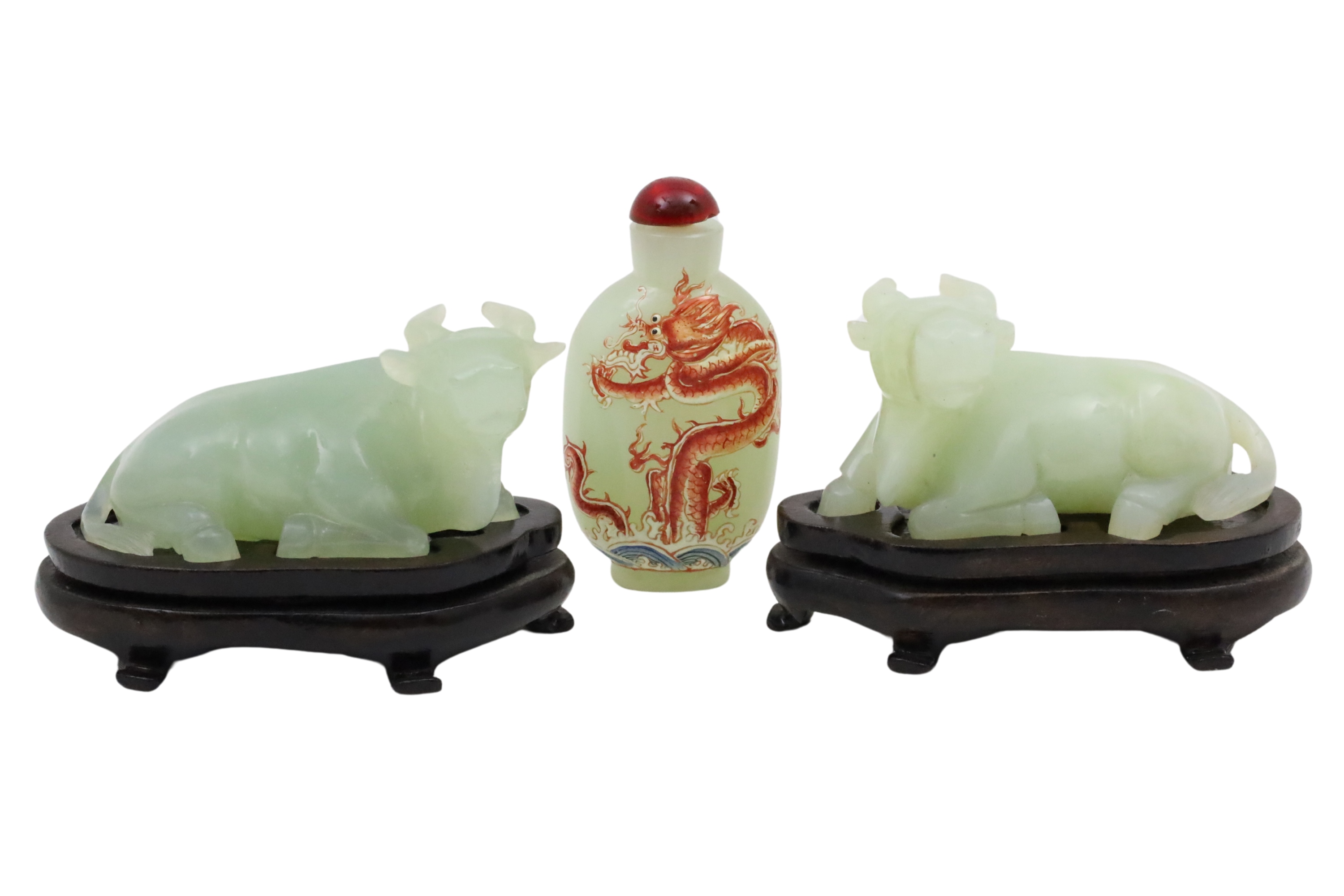 3 PC LOT OF CHINESE JADE ITEMS