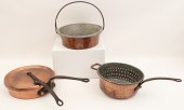 3 PC LOT OF FRENCH COPPER 3 PI