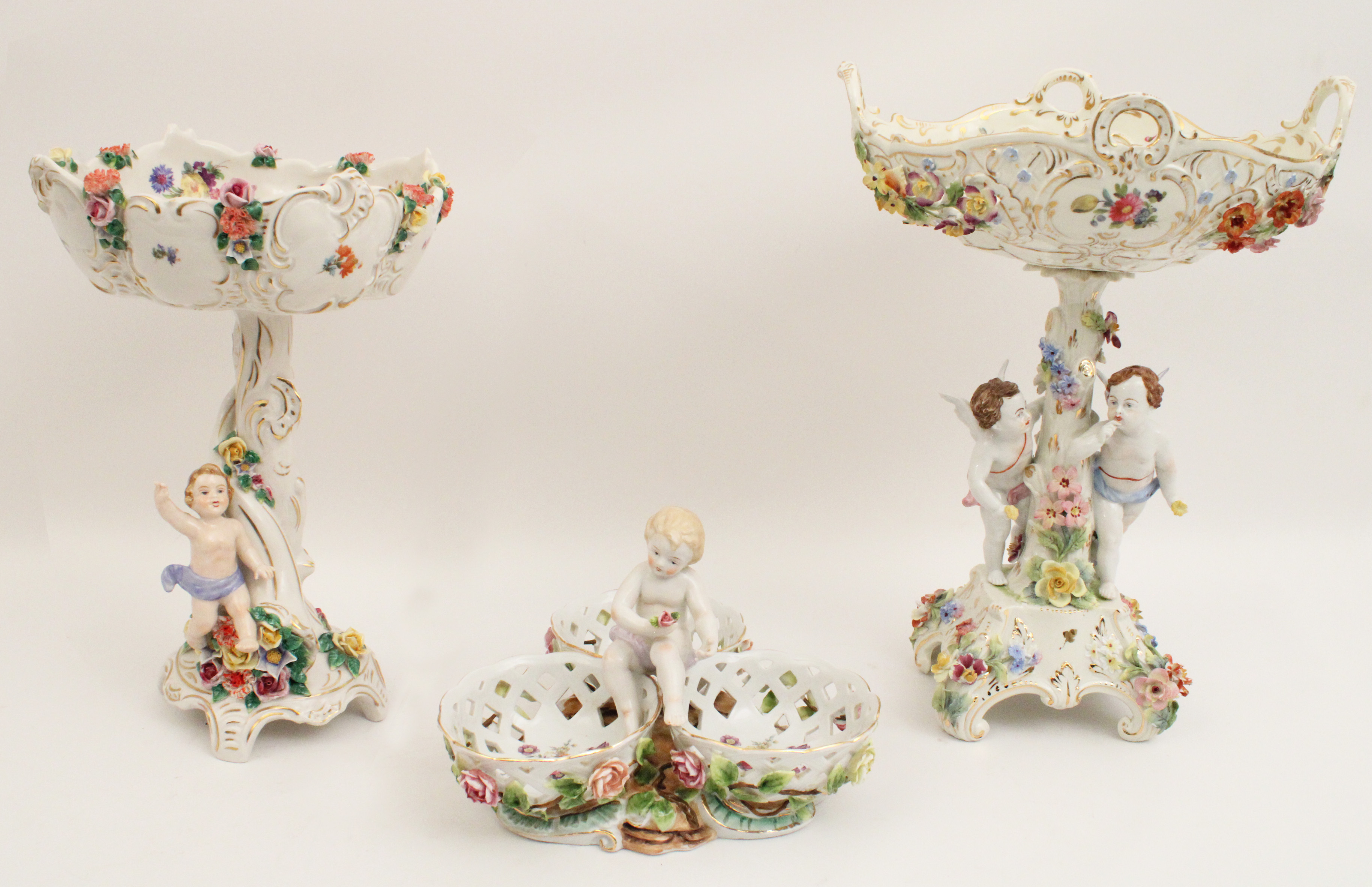3 PC. LOT OF GERMAN PORCELAIN 3