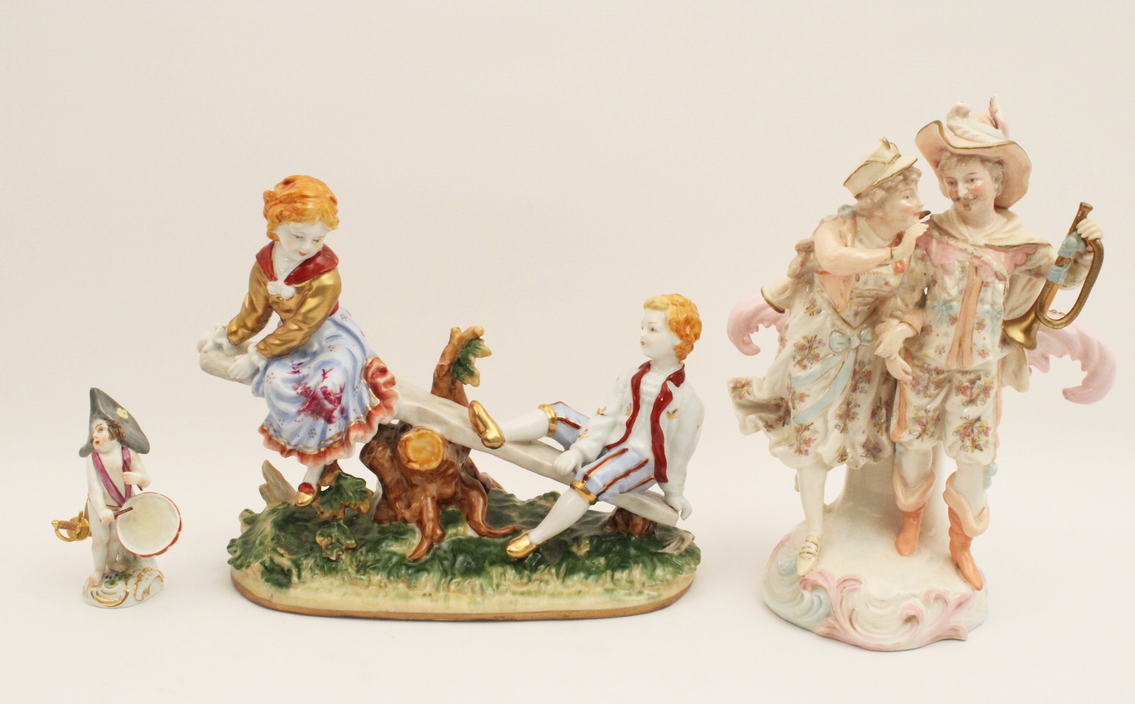 3 PC. LOT OF GERMAN PORCELAIN INCL.