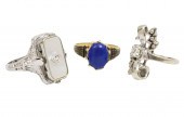 3 PC. LOT OF MISC. 14K & 18K G