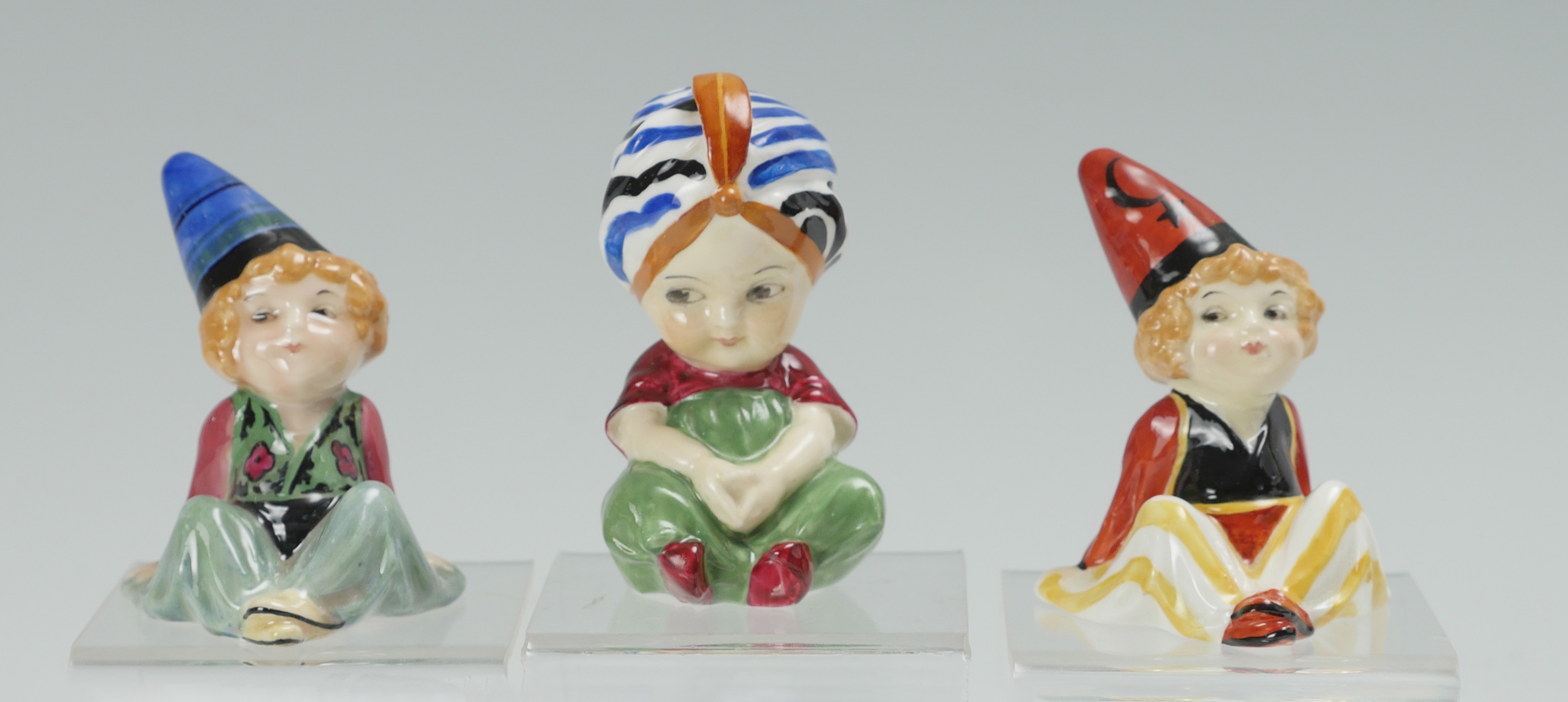 3 PC LOT RARE ROYAL DOULTON FIGURES