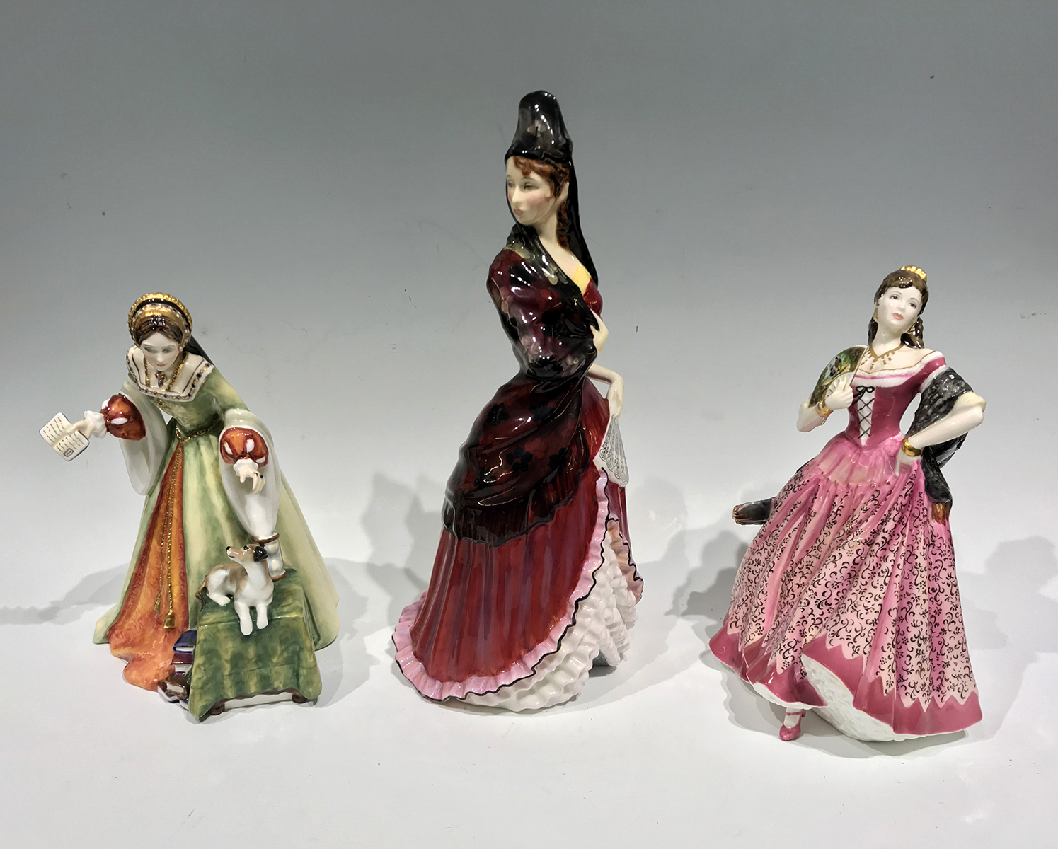 3 PC LOT ROYAL DOULTON LADIES: 1)
