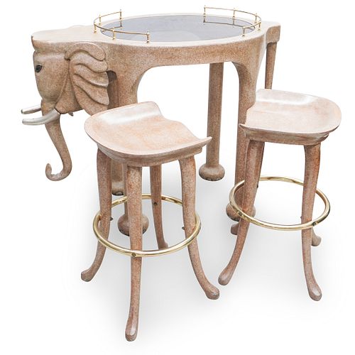 (3 PC) MARGE CARSON ELEPHANT BAR