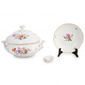 (3 PC) MEISSEN PORCELAIN GROUP