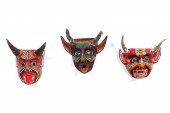 3 PC, MEXICAN POLYCHROME FOLK