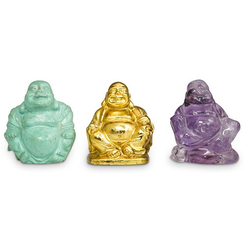 (3 PC) MINIATURE STONE CARVED