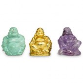 (3 PC) MINIATURE STONE CARVED