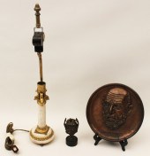 3 PC. MISC. FRENCH BRONZE RELA