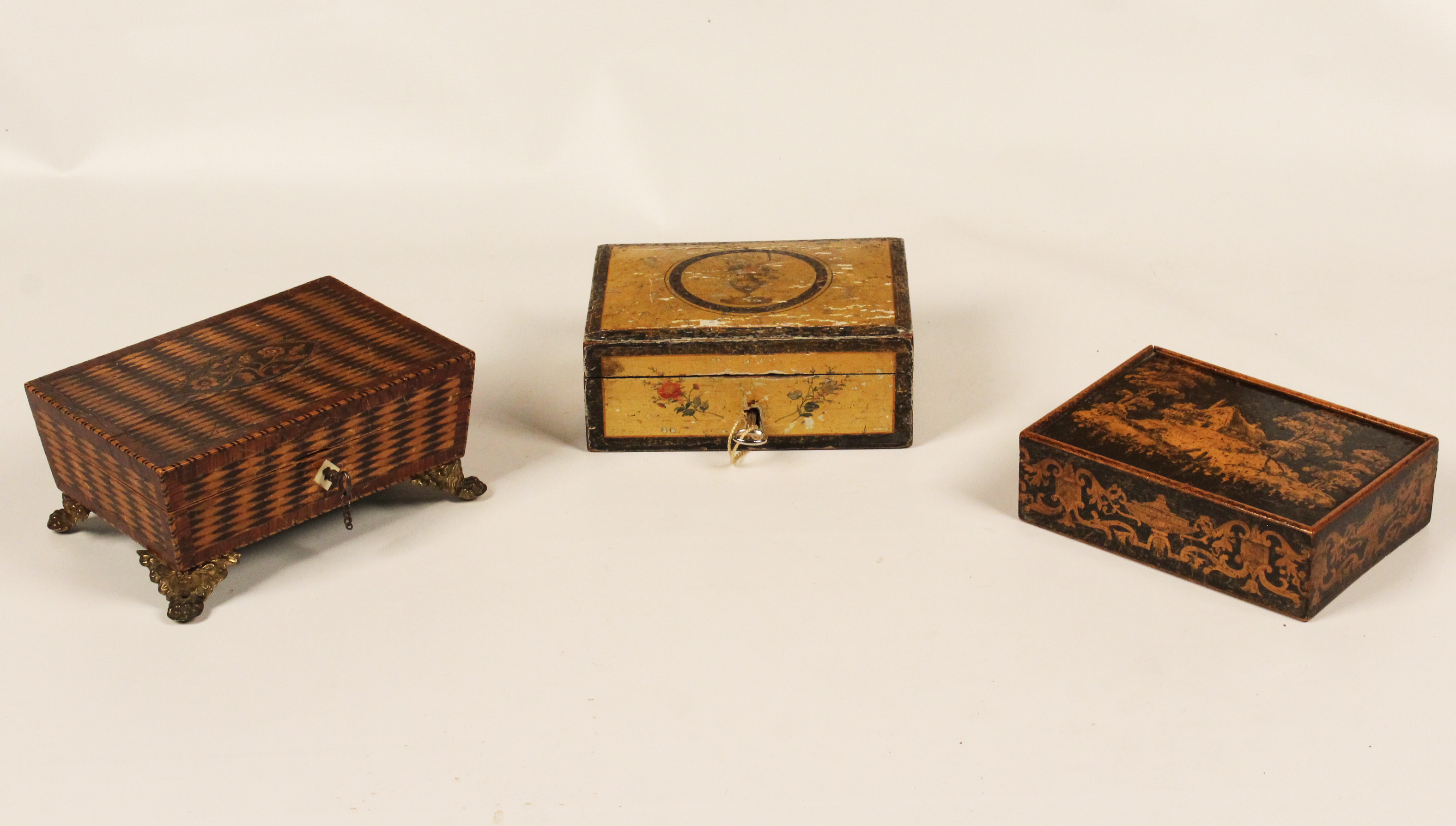 3 PC. MISC. LOT OF EUROPEAN BOXES 3