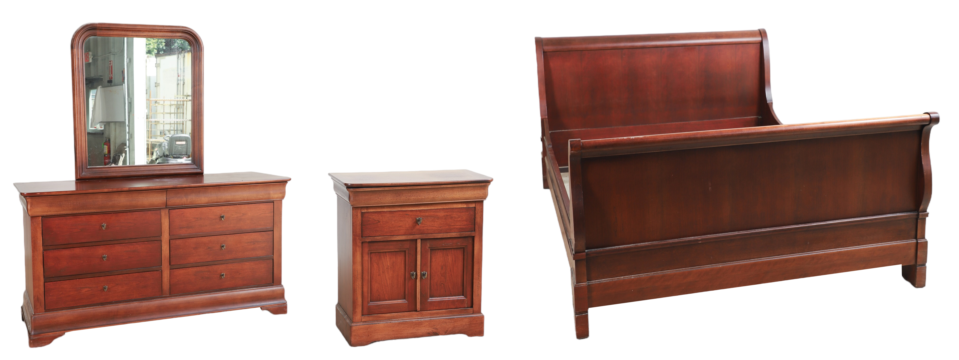 (3) pc Mount Airy mahogany