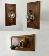 3 PC. MOUNTED ANTIQUE AUTOMOBI