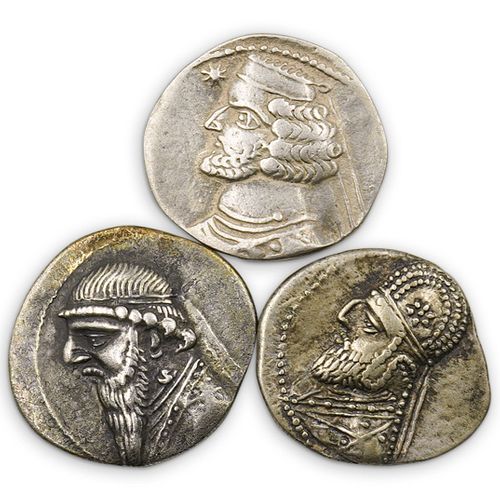 (3 PC) PARTHIAN KINGDOM SILVER