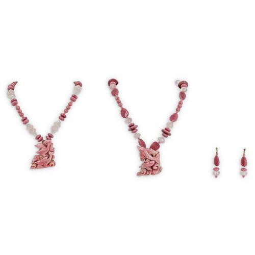 (3 PC) PAULETTE 14K GOLD AND SEMI
