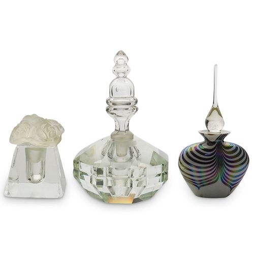 (3 PC) PERFUME GLASS BOTTLES