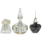 (3 PC) PERFUME GLASS BOTTLES G