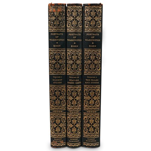 (3 PC) PORTRAITS OF WASHINGTON BOOK