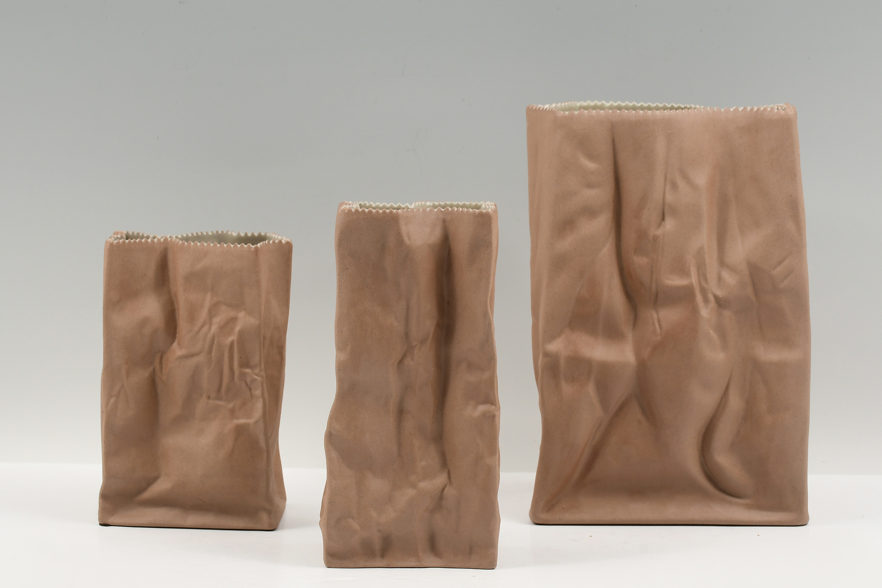 3 PC. ROSENTHAL PORCELAIN BAG