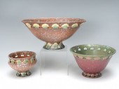 3 PC. ROSEVILLE POTTERY ''FERE