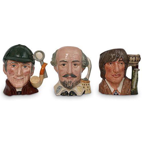 (3 PC) ROYAL DOULTON PORCELAIN TOBY