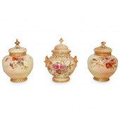 (3 PC) ROYAL WORCESTER POTPOUR