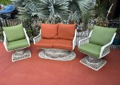 3 PC. RUSSELL WOODARD SPUN FIB