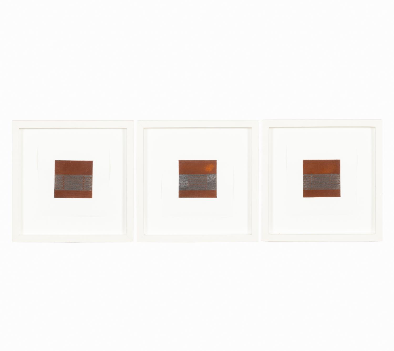 3 PC SET, MONOPRINTS BY ANNETTE