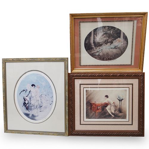 (3 PC) SET OF LOUIS ICART OFFSET