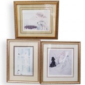 (3 PC) SET OF LOUIS ICART OFFS