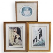(3 PC) SET OF LOUIS ICART OFFS