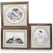 (3 PC) SET OF LOUIS ICART OFFS