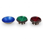 (3 PC) STERLING ENAMELED BOWLS