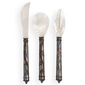 (3 PC) STERLING & MOTHER OF PE