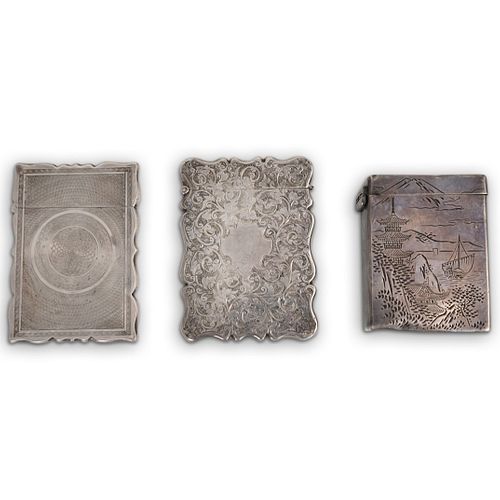 (3 PC) STERLING SILVER CASE