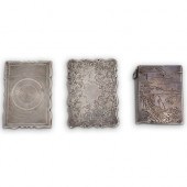 (3 PC) STERLING SILVER CASE GR