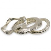 (3 PC) STERLING SILVER OVERLAI