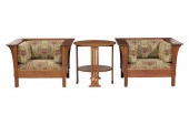 3 PC STICKLEY MISSION SEATING