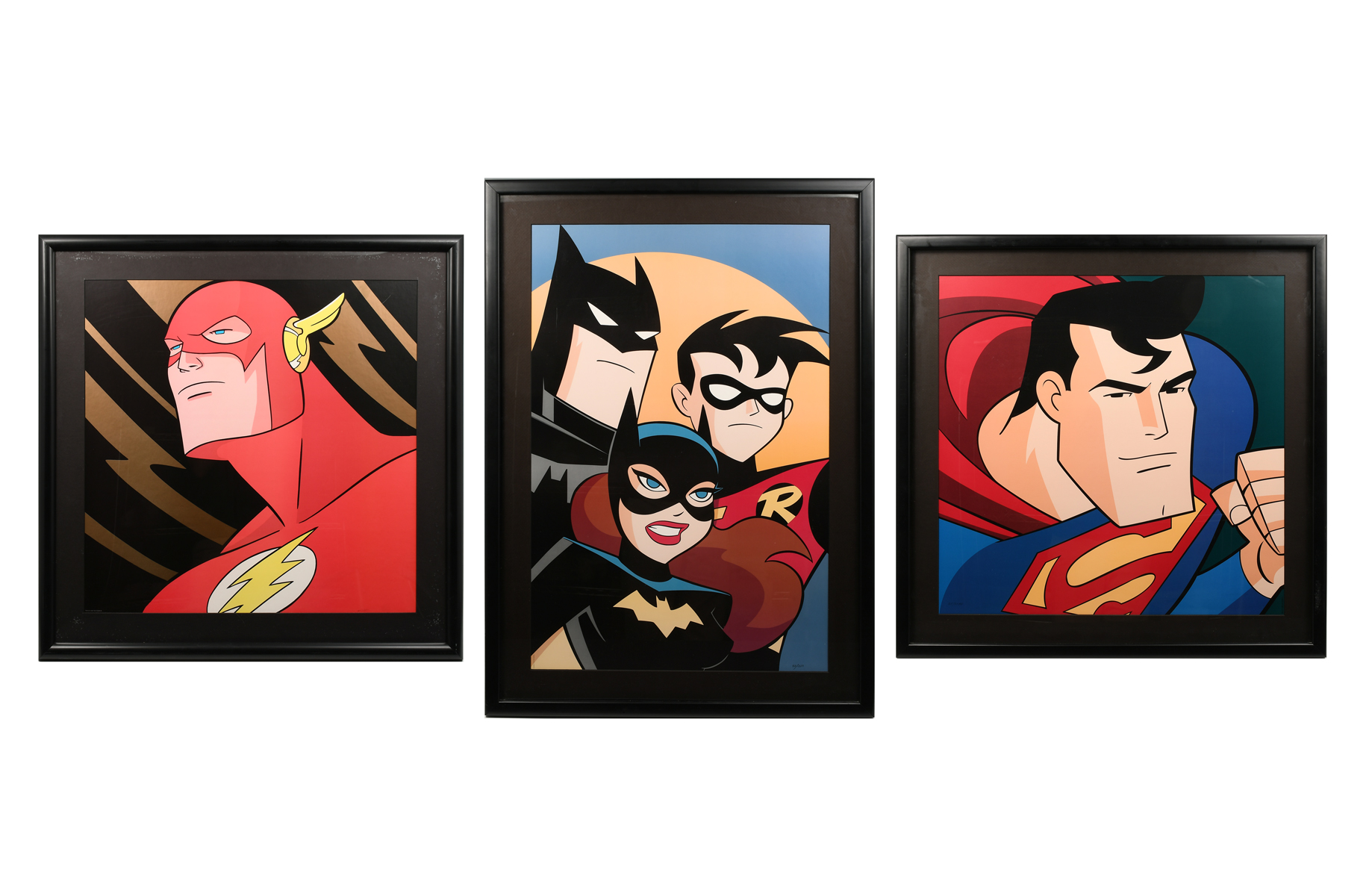 3 PC. SUPERHERO ANIMATION LOT: 1)