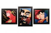3 PC. SUPERHERO ANIMATION LOT: